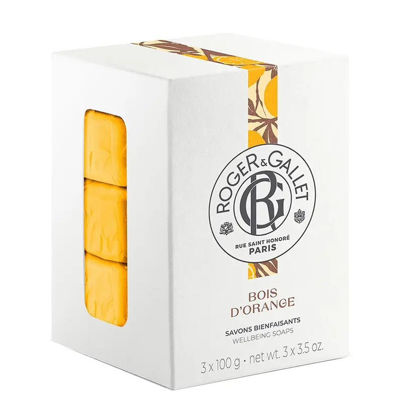 Roger&Gallet Bois D'Orange Savons Parfumés 3x100 gr