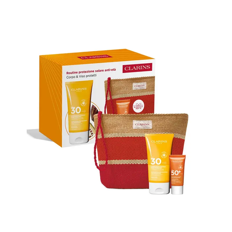 Routine protezione solare anti-età Kit Protezione Corpo e Viso Protetti