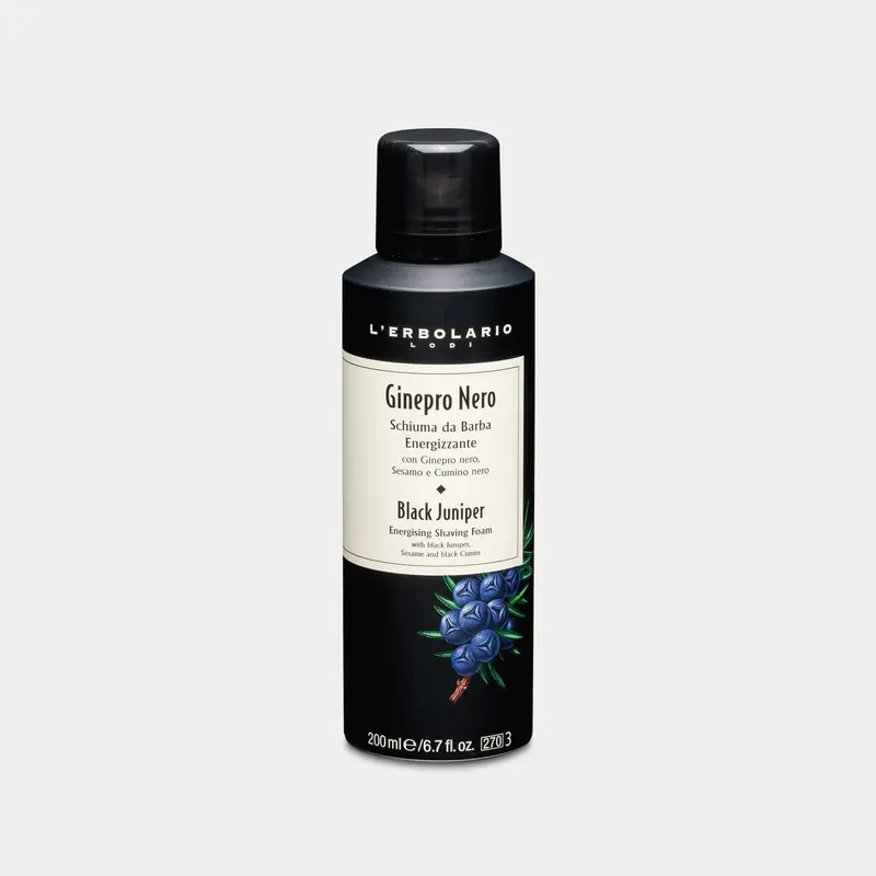 Schiuma da Barba Energizzante Ginepro Nero