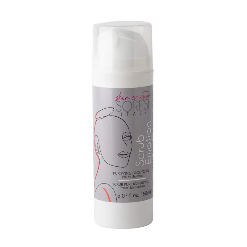 SCRUB PURIFICANTE VISO Esfolia, purifica e leviga, per pelli ispessite, macchiate e con eccesso di sebo.