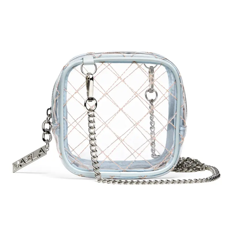 See-through crossbody bag