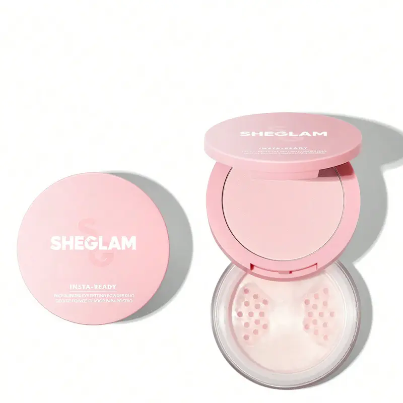 SHEGLAM Insta Ready Face & Under Eye Setting Powder Duo Bubblegum