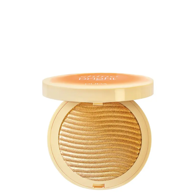 Shine Bright Compact Face Highlighter Pupa Illuminante Viso Scintillante Effetto Luce