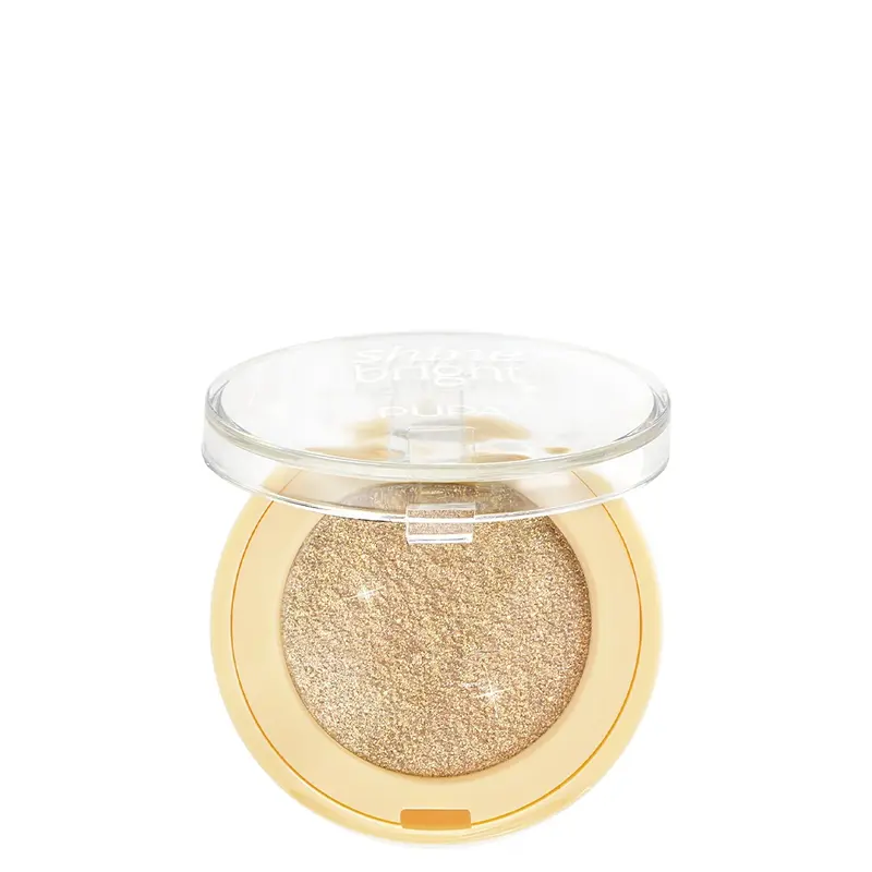 Shine Bright Eyeshadow Pupa Ombretto Compatto Ultra Scintillante Effetto Wet