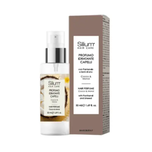 SILIUM PROFUMO IDRATANTE COCCO & MONOITRATTAMENTO PER CAPELLI Idratante e Rinforzante 50 mlNote gourmand