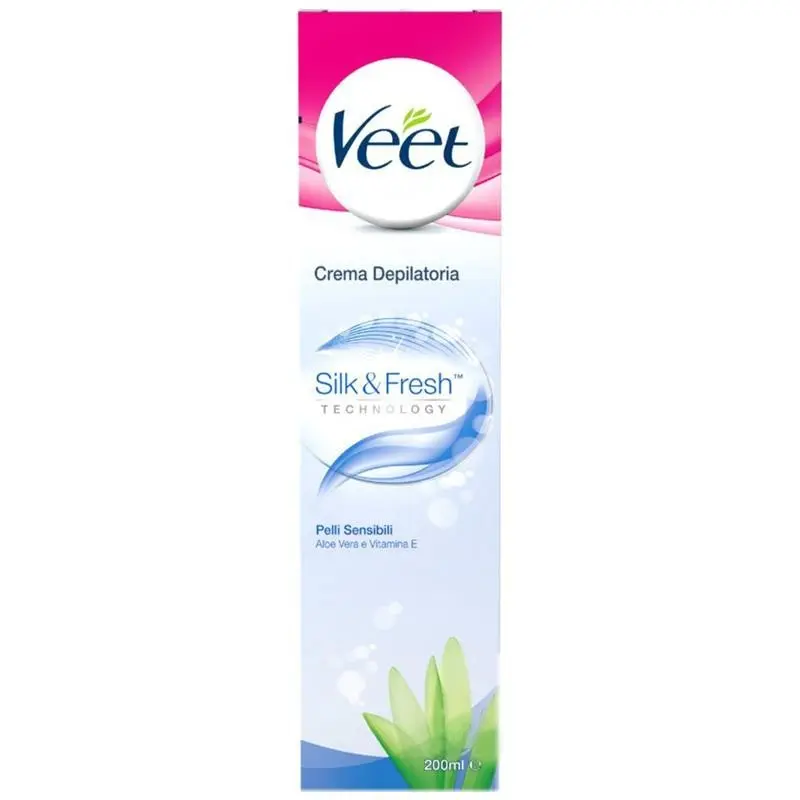 Silk & Fresh Crema Depilatoria Corpo Pelli Sensibili
