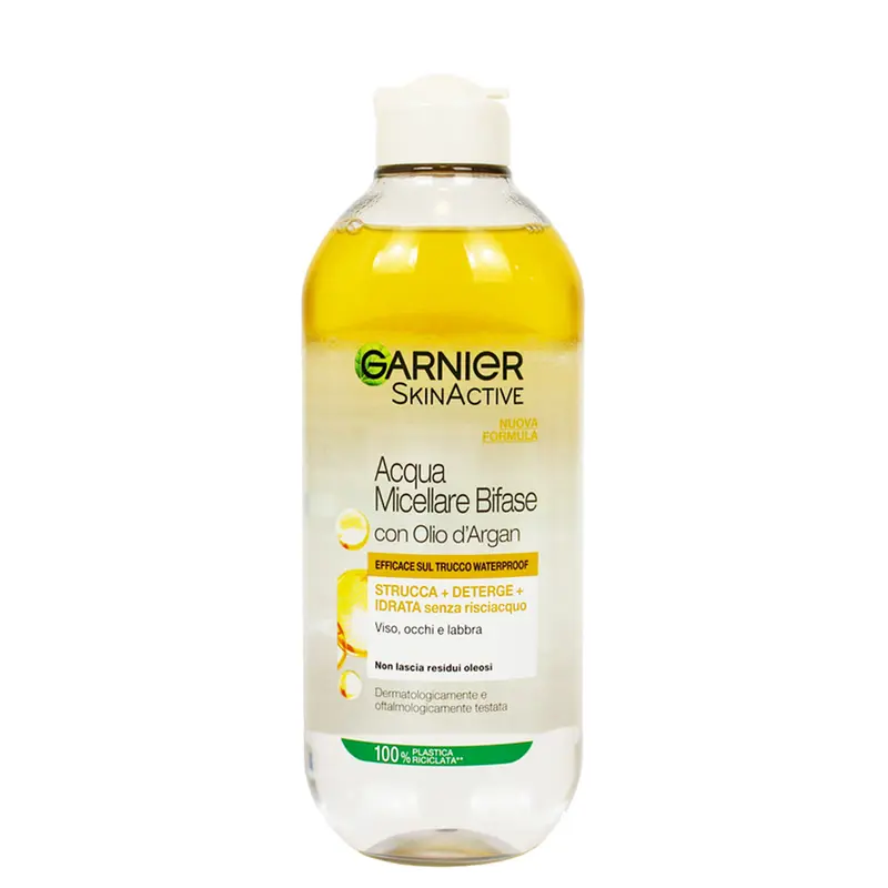 Skin Active Acqua Micellare Bi-Fase con Olio di Argan