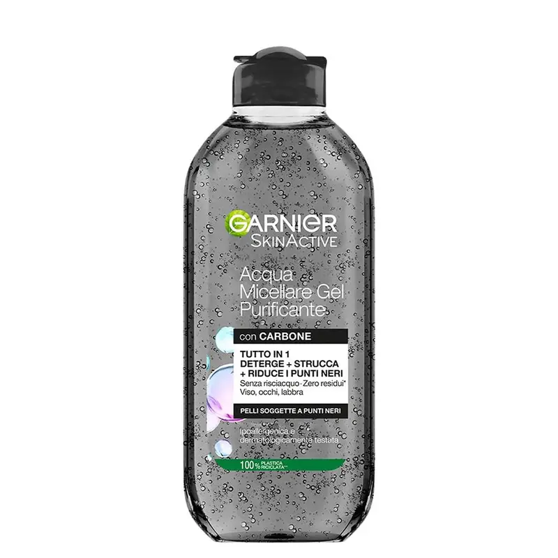 SkinActive Acqua Micellare Gel Purificante con Carbone