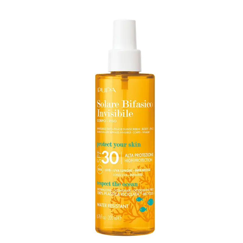Solare Bifasico Invisibile Corpo e Viso SPF 30