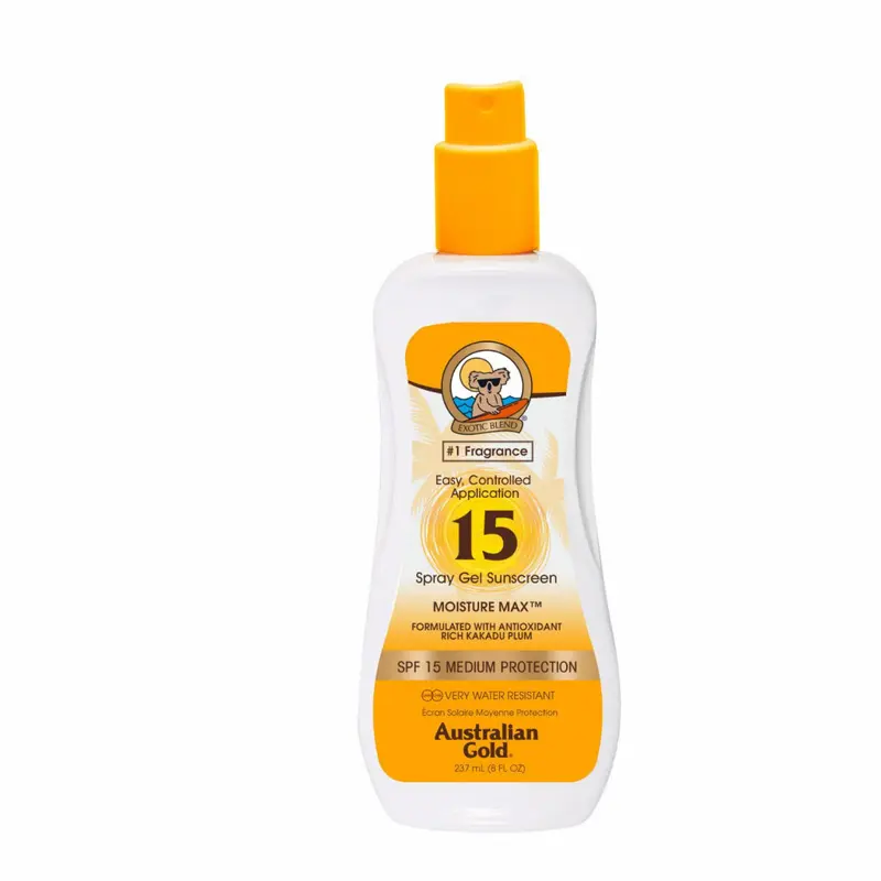 Spray Gel Sunscreen Spray Protezione Solare SPF 15