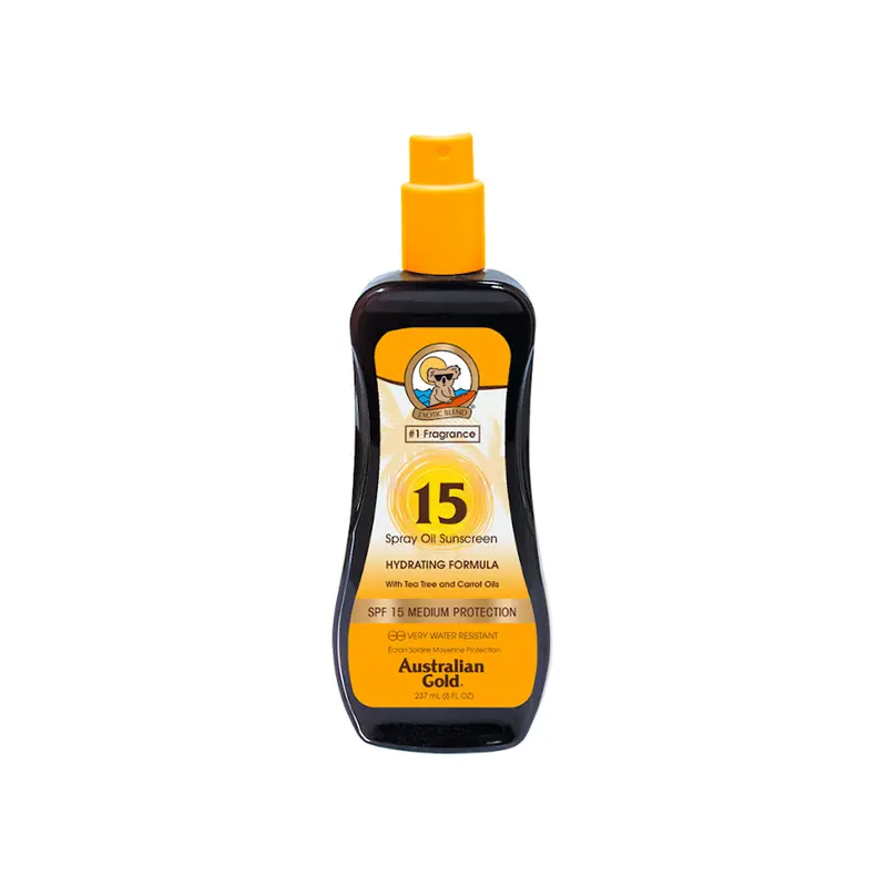 Spray Oil Sunscreen SPF15