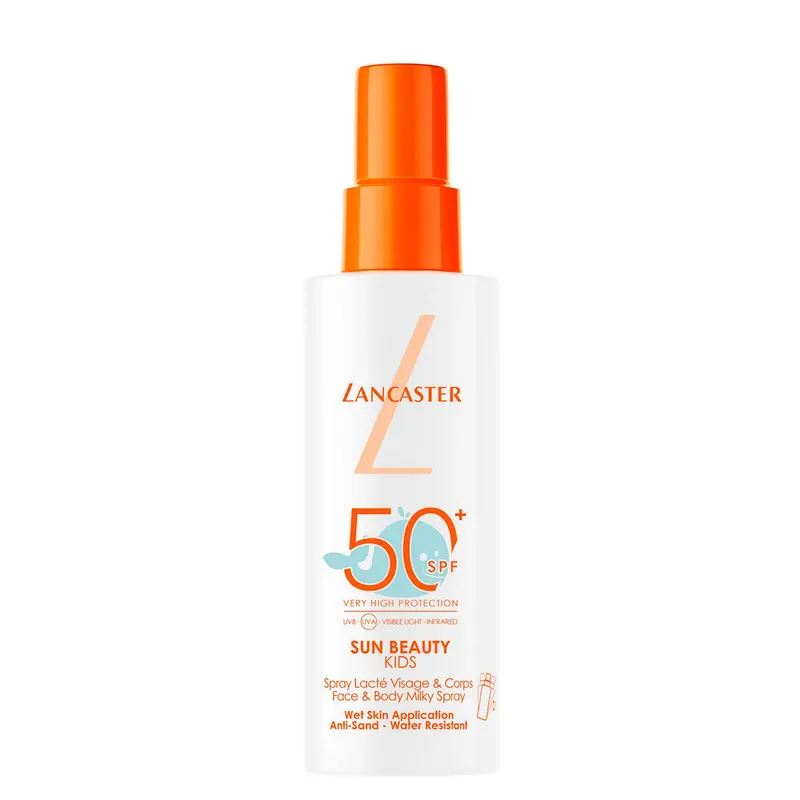 Sun Sensitive Wet Skin Application Water Resistant Milky Spray Latte Solare Spray Bambini SPF 50+