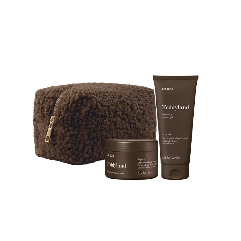 Teddyland Latte di cocco e fave di cacao Kit con Burro Corpo