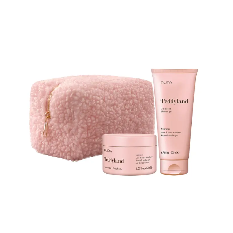 Teddyland Latte di Riso e Zucchero Kit con Burro Corpo Cofanetto Regalo