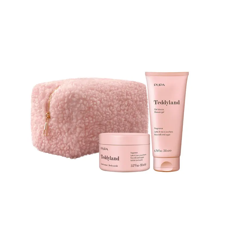 Teddyland Latte di riso e zucchero Kit con Scrub Corpo