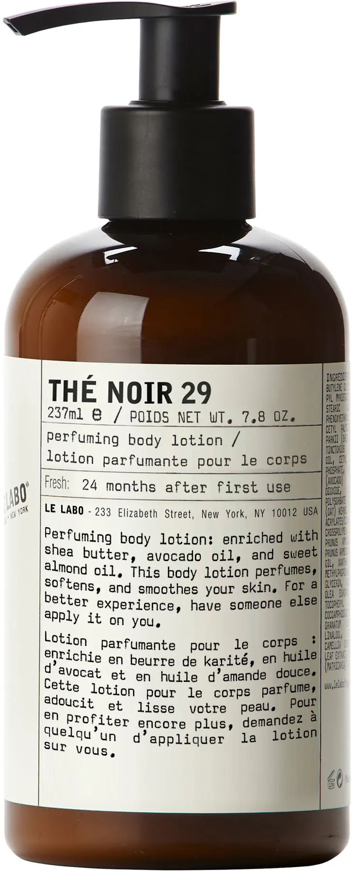 Thé Noir 29 Body Lotion Lozione Corpo