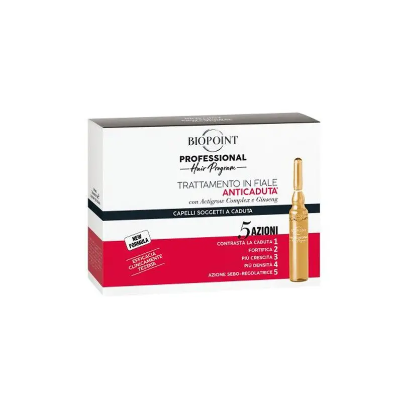Trattamento in fiale Anticaduta con Actigrow Complex e Ginseng