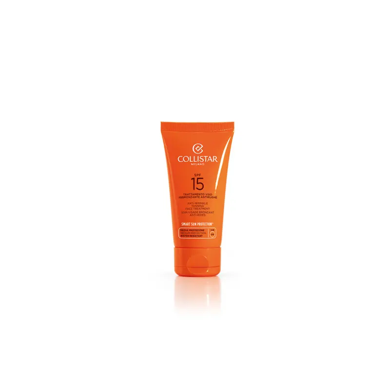 Trattamento viso abbronzante antirughe