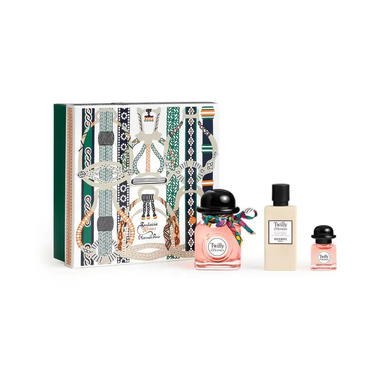 Twilly d'Hermes Cofanetto regalo con minisize e latte corpo