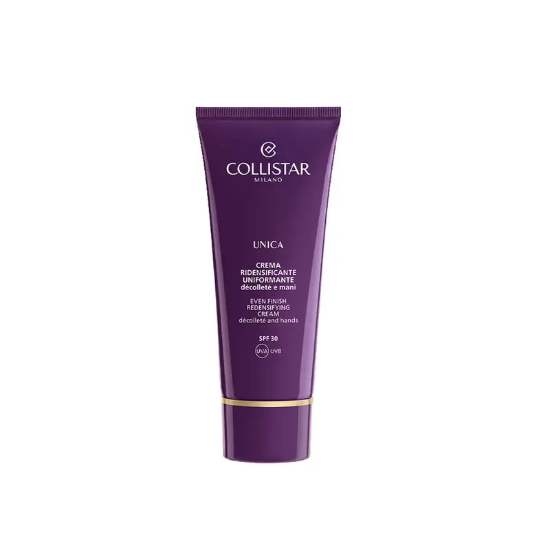 Unica Crema Ridensificante e Uniformante per Décolleté e Mani