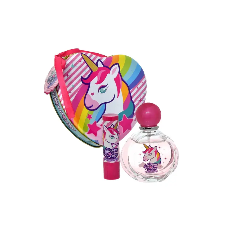 Unicorn Love Cuore di Latta