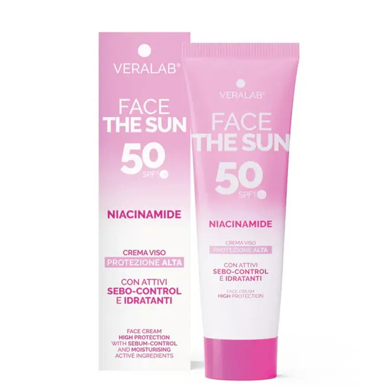 VERALAB Face Sun Viso Attivo Anti Age 50 ml