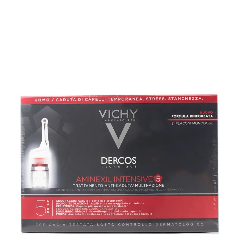 Vichy Dercos Aminexil Fiale Uomo 21x6 ml