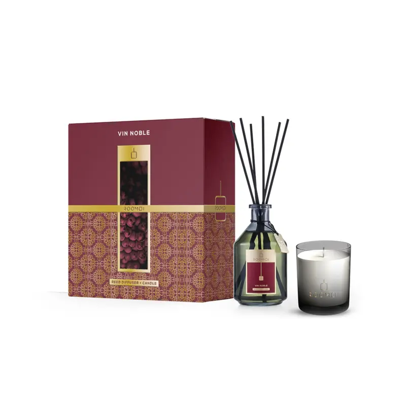 Vin Noble Profumo Ambiente + Candela Cofanetto Regalo