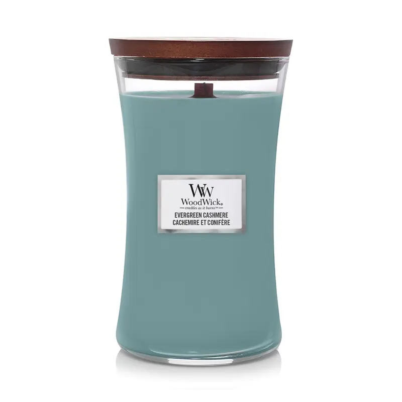 Woodwick Evergreen Cashmere Grande een Cashmere