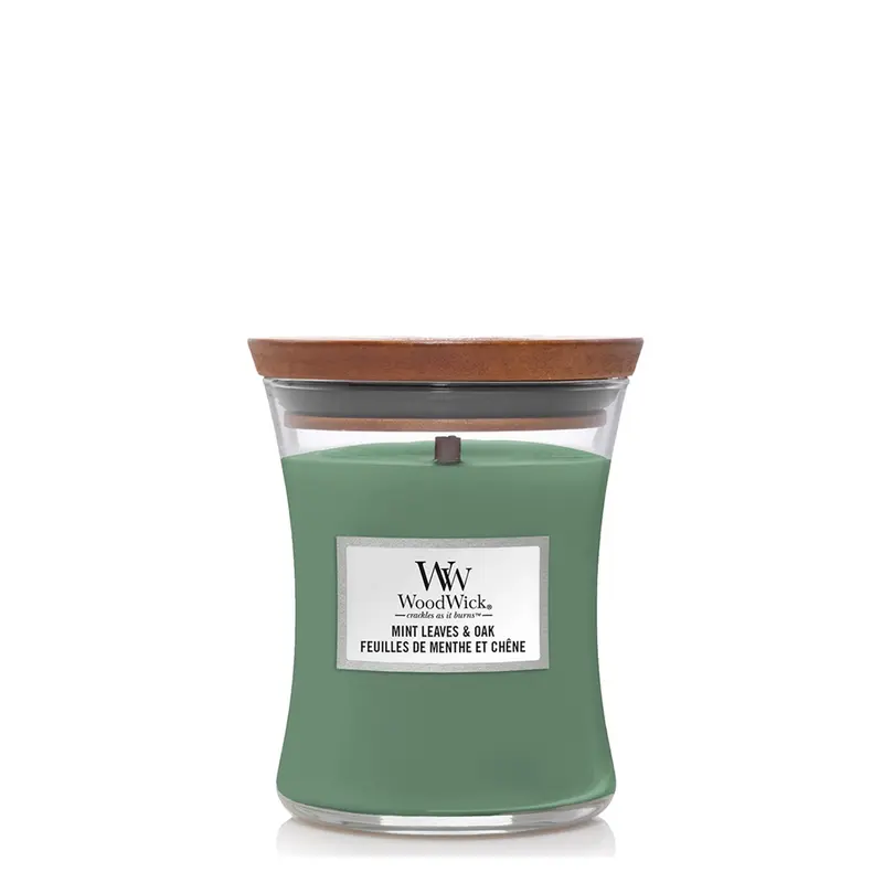 Woodwick Mint Leaves & Oak Media Leaves & Oak