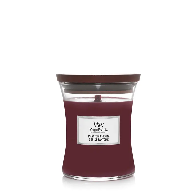 Woodwick Phantom Cherry Media om Cherry