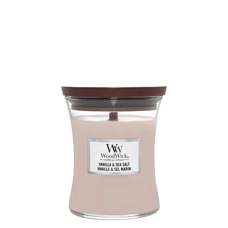 Woodwick Vanilla & Sea Salt Media la & Sea Salt