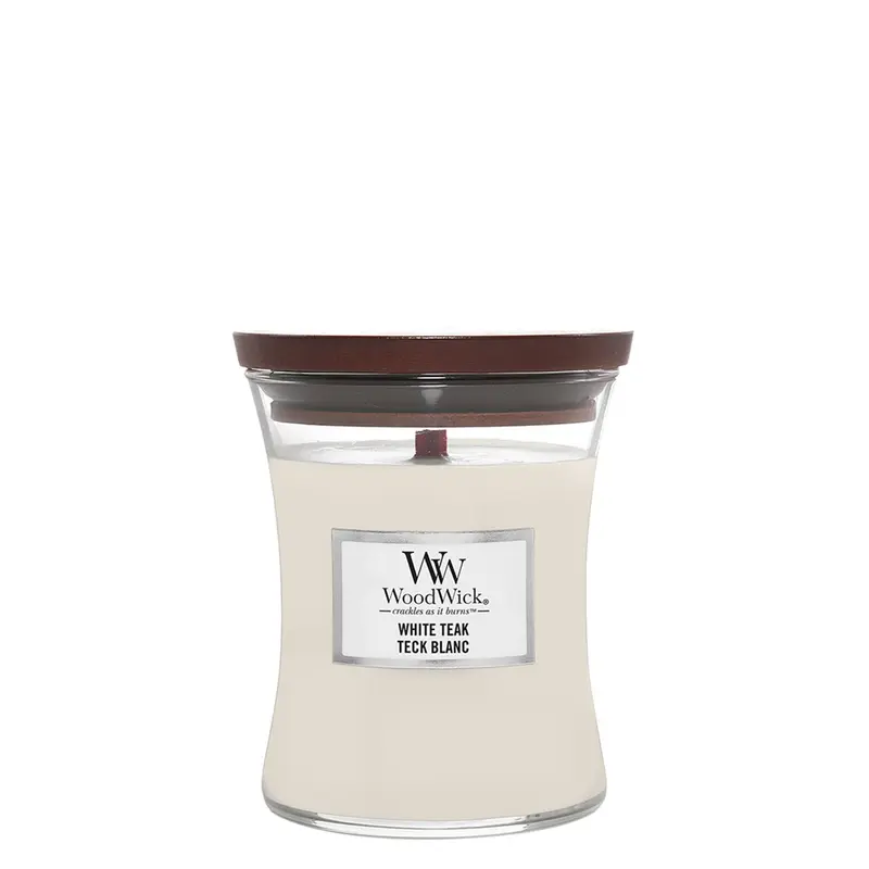 Woodwick White Teak Media Teak