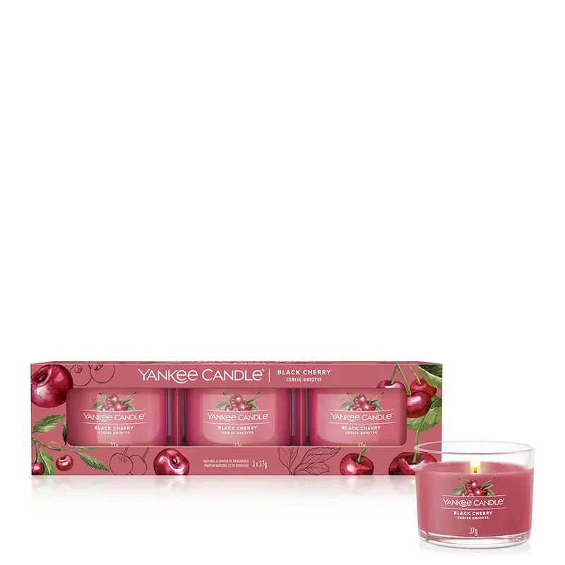 YANKEE CANDLE Black Cherry 3 pz
