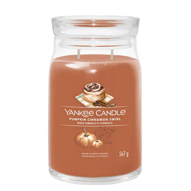 Yankee Candle Pumpkin Cinnamon Swirl Grande n Cinnamon Swirl