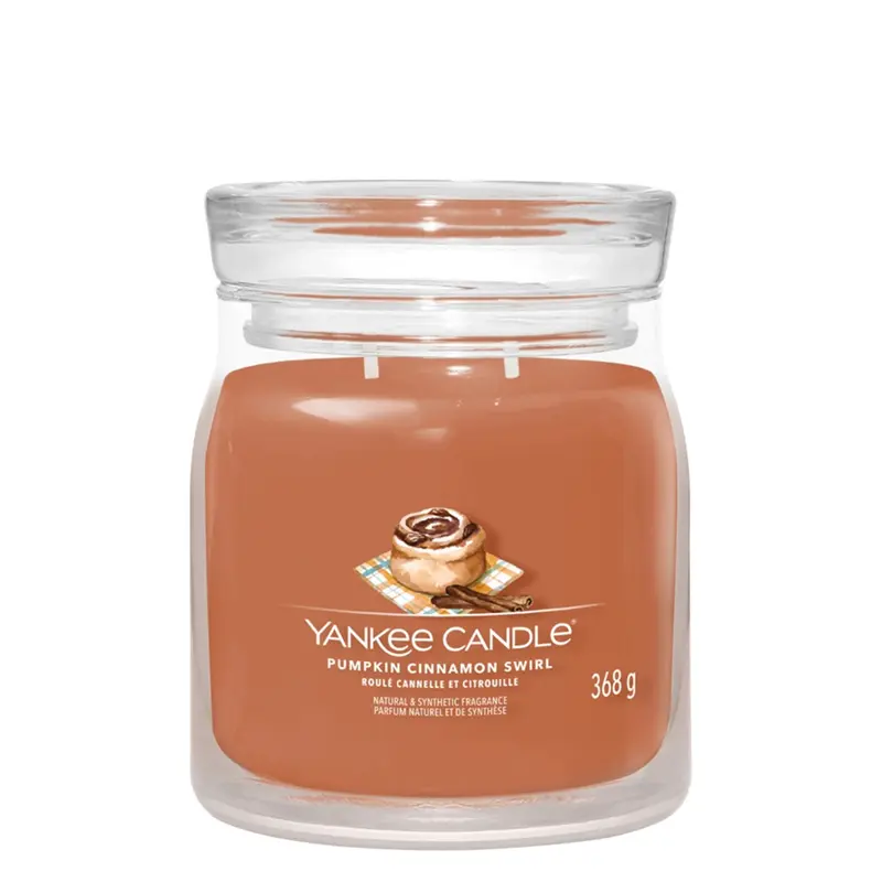 Yankee Candle Pumpkin Cinnamon Swirl Media in Cinnamon Swirl