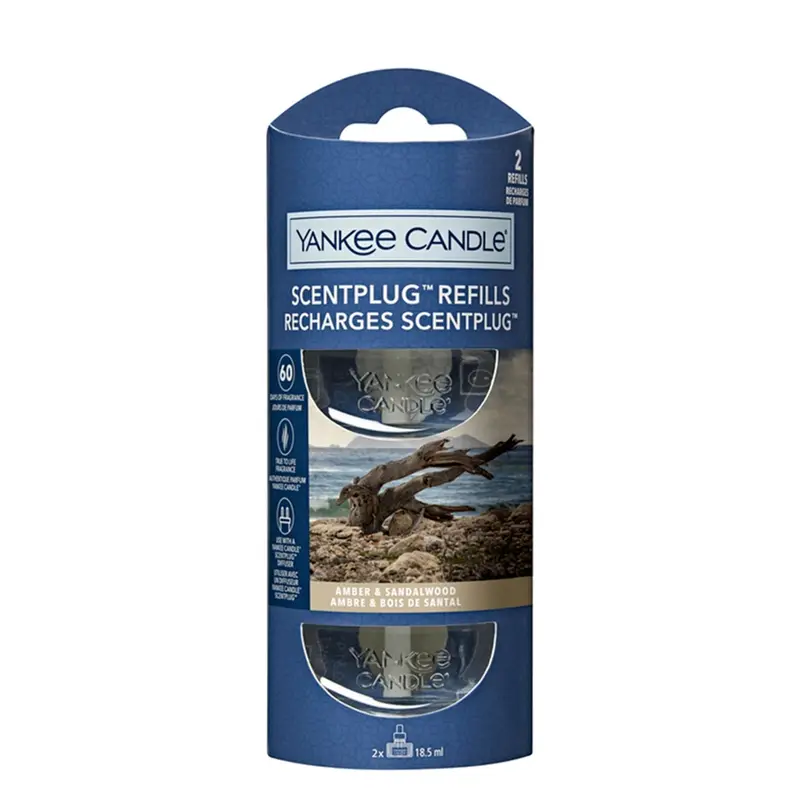 Yankee Candle Scentplug Refill Amber & Sandalwood Amber & sandalwood