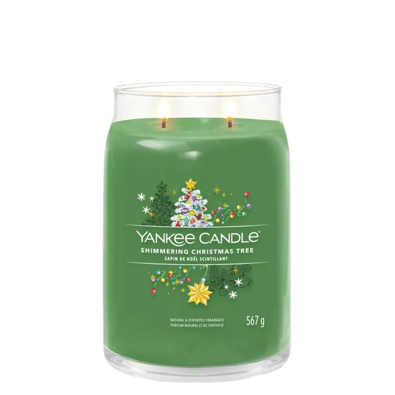 Yankee Candle Shimmering Christmas Tree Grande ring Christmas Tree