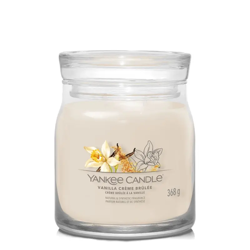 Yankee Candle Vanilla Crème Brulee Signature Media la Crème Brulee Signature